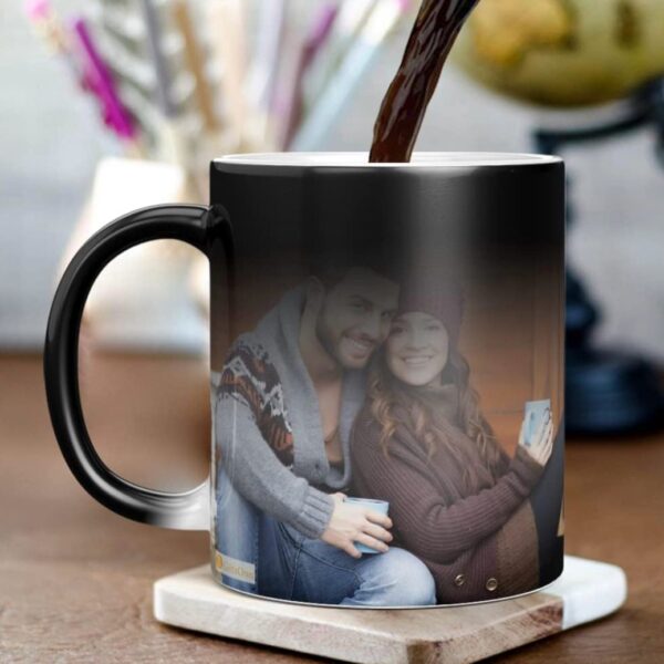 Magic cup with photo | Personalised Magic Mug for Birthday, Anniversary, etc